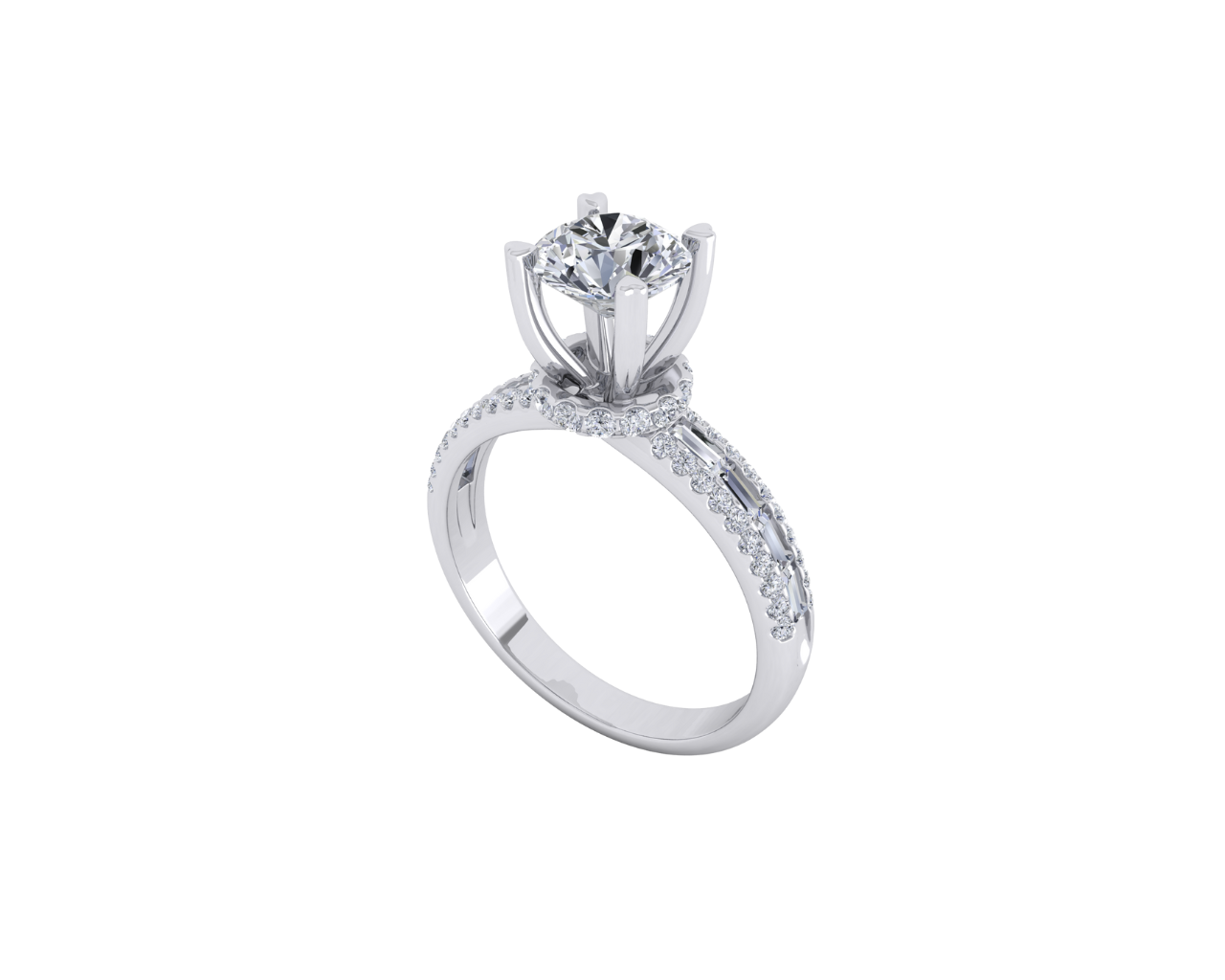 18K WHITE GOLD NATURAL DIAMOND RING CASE NL201.2021 30,850,000 VND Product code: NL201.2021