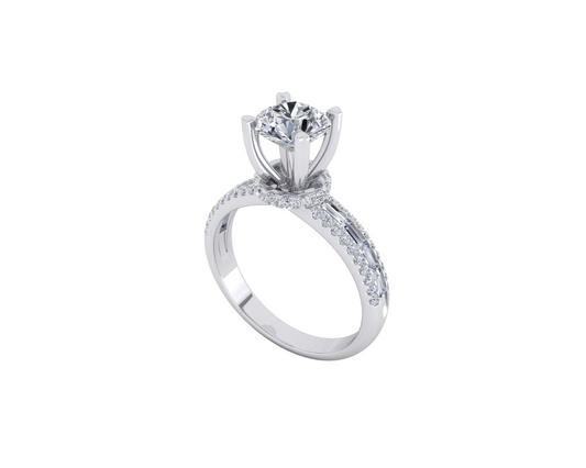 18K WHITE GOLD NATURAL DIAMOND RING CASE NL201.2021 30,850,000 VND Product code: NL201.2021